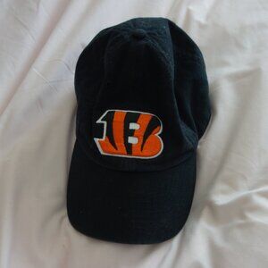 Mens Cincinnati Bengals '47 Brand Black Cleanup Adjustable Hat